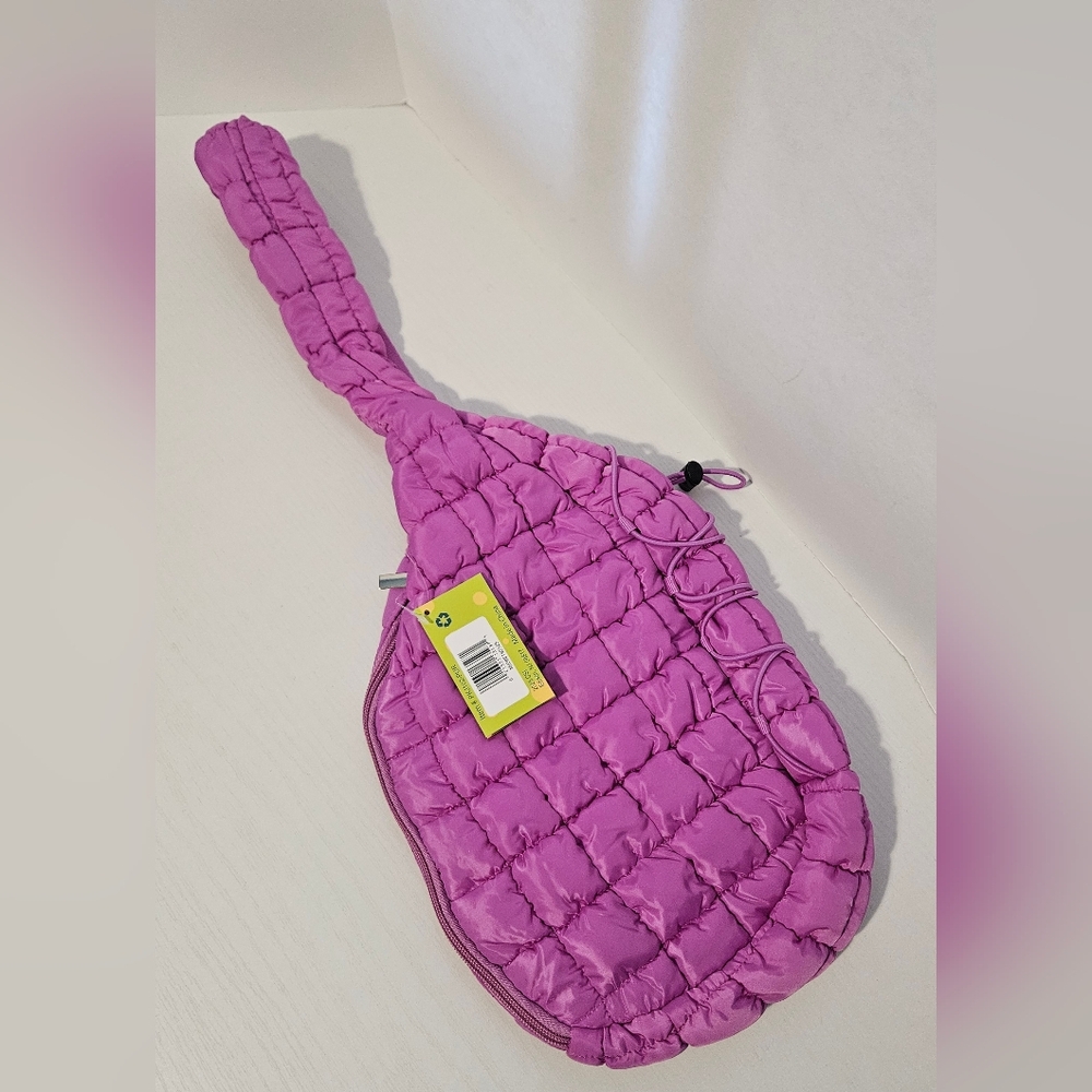 Vibrant Purple Pickleball Sling Bag